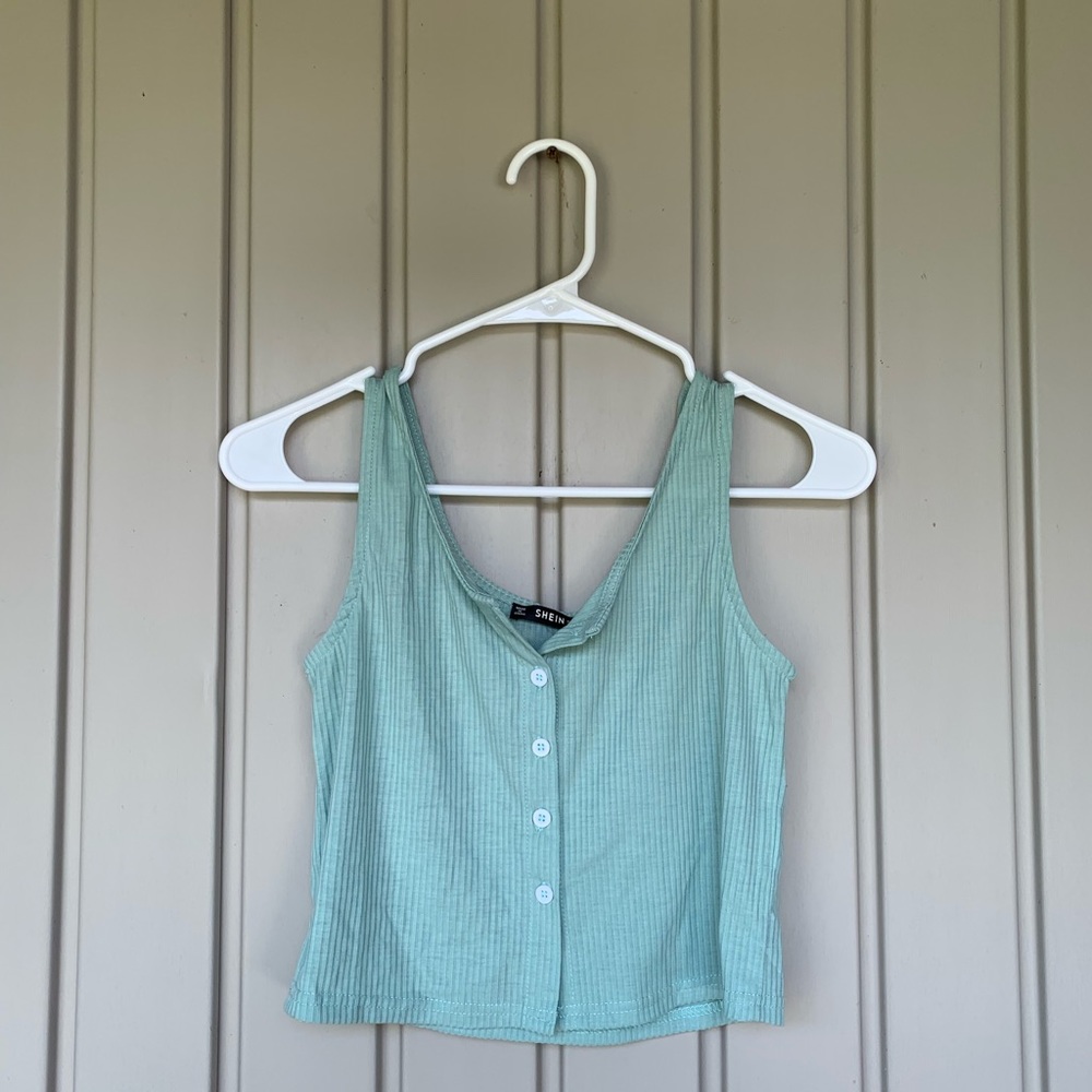 HP ⭐️ SHEIN Button Up Crop Tank NWOT $6 AS ADD-ON